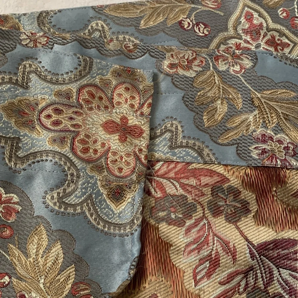 Cherish the Luxury Drapery window curtain panels set w/bullion